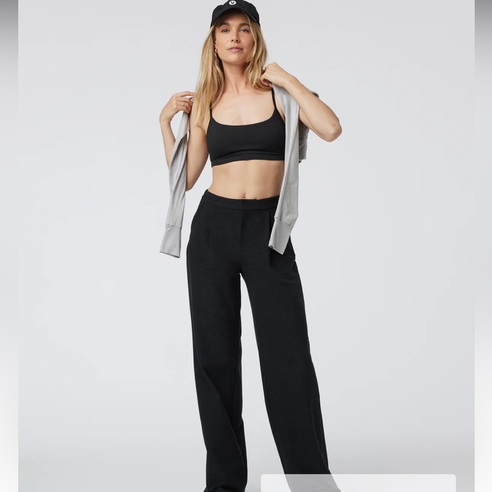 Vuori Elevation Trouser Dream-knit Wide-Leg Pants Grey